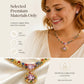 Sparkling Zircon Necklace & Earrings Set