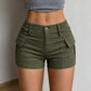 Women's High-Waisted Cargo Shorts