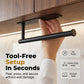 Magnetic No-Drill Paper Towel Holder