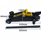 Heavy Duty 2T Hydraulic Trolley Jack