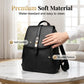 Women PU Leather Backpack Fashion Shoulder Bag for Travel