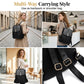 Women PU Leather Backpack Fashion Shoulder Bag for Travel