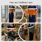 Women's Color Block T-Shirt & Long Skirt Set