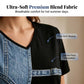 Women‘s Chic Denim Print V-Neck Tee
