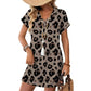 Women's Summer Casual V-Neck T-Shirt Dress