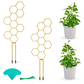 Creative Honeycomb Metal Plant Support Stakes