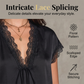 Women's V-Neck Short Sleeve Lace Top