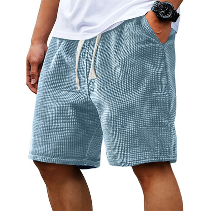 Breathable Waffle Casual Men's Shorts