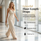 Women's V-Neck Wide-Leg Jumpsuit