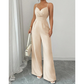 Women's V-Neck Wide-Leg Jumpsuit