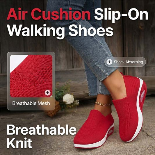 Women's Air Cushion Slip-On Walking Shoes