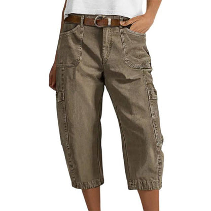 👖 52% OFF NOW! 🌿 Women's Relaxed Casual Cargo Capris – Spacious Utility Pockets, Breathable Fabric & Relaxed Fit – Everyday Comfort, Warm Weather Ready ✨