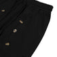 Men's Casual Cotton Linen Trousers with Button Detail