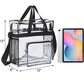 Clear Tote Bag with Zipper