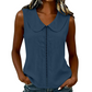 Women's Elegant Summer Lace Trim Blouse