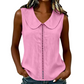 Women's Elegant Summer Lace Trim Blouse