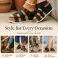 Women's Platform Sandals with Metal Buckle