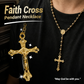Men's Vintage Cross Beaded Necklace