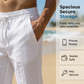 Men's Casual Capri Pants with Drawstring Waist