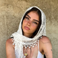 Women's Geometric Floral Lace Headscarf