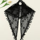 Women's Geometric Floral Lace Headscarf