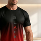 Men's Gradient T-Shirt and Shorts Set