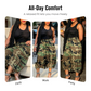 Women's Summer Camouflage Cropped Pants
