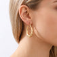 Gold Dolphin Hoop Earrings for Women