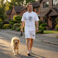 Men's Casual Top & Shorts 2-Piece Set