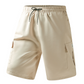 Men's Casual Cargo Shorts with Elastic Waist