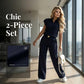 Women's Casual Top & Pants 2-Piece Set