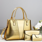Women's Crocodile Pattern Handbag 3-Piece Set