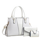 Women's Crocodile Pattern Handbag 3-Piece Set