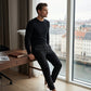 Men's Slim Fit Solid Ankle Pants