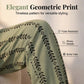 Women's Smocked High Waist Printed Lantern Pants