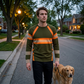Men's Casual Contrast Stripe Long Sleeve Top