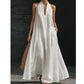 Elegant Summer Casual Halter Maxi Dress