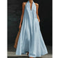 Elegant Summer Casual Halter Maxi Dress