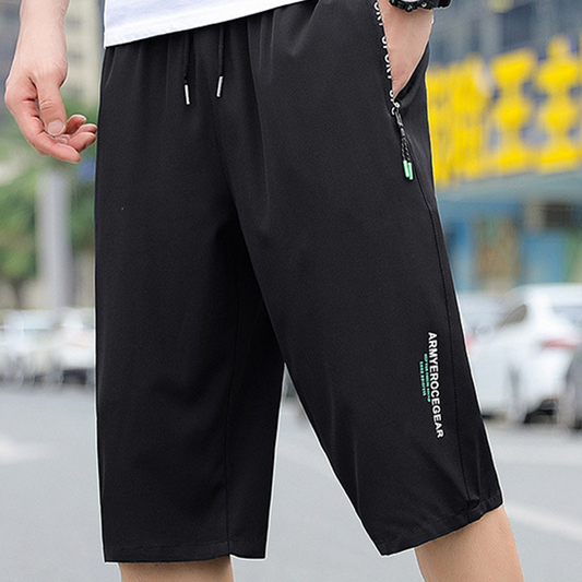 Men's Lightweight Quick Dry Athletic Cropped Pants