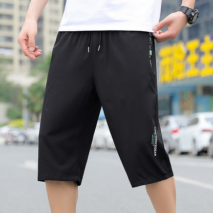 Men's Lightweight Quick Dry Athletic Cropped Pants