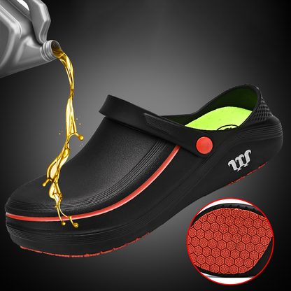 Waterproof & Oil-Proof Safety Shoes with Cushioned Sole