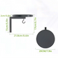Wall-Mounted Metal Bird Bath Basin