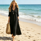 Bohemian Ruffle V-Neck Maxi Dress