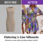 Women's Floral V-Neck Ruffle Hem A-Line Dress