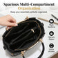 Elegant Women's Top-Handle Satchel & Shoulder Strap