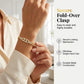 Women's Gold-Tone Cubic Zirconia Chain Bracelet