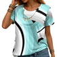 Women's Casual Print Crew Neck Top