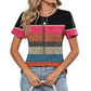 Women's Casual Print Crew Neck Top