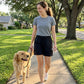 Women's Elastic Waist Cargo Shorts with Pockets