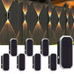 Up & Down Solar Wall Light 